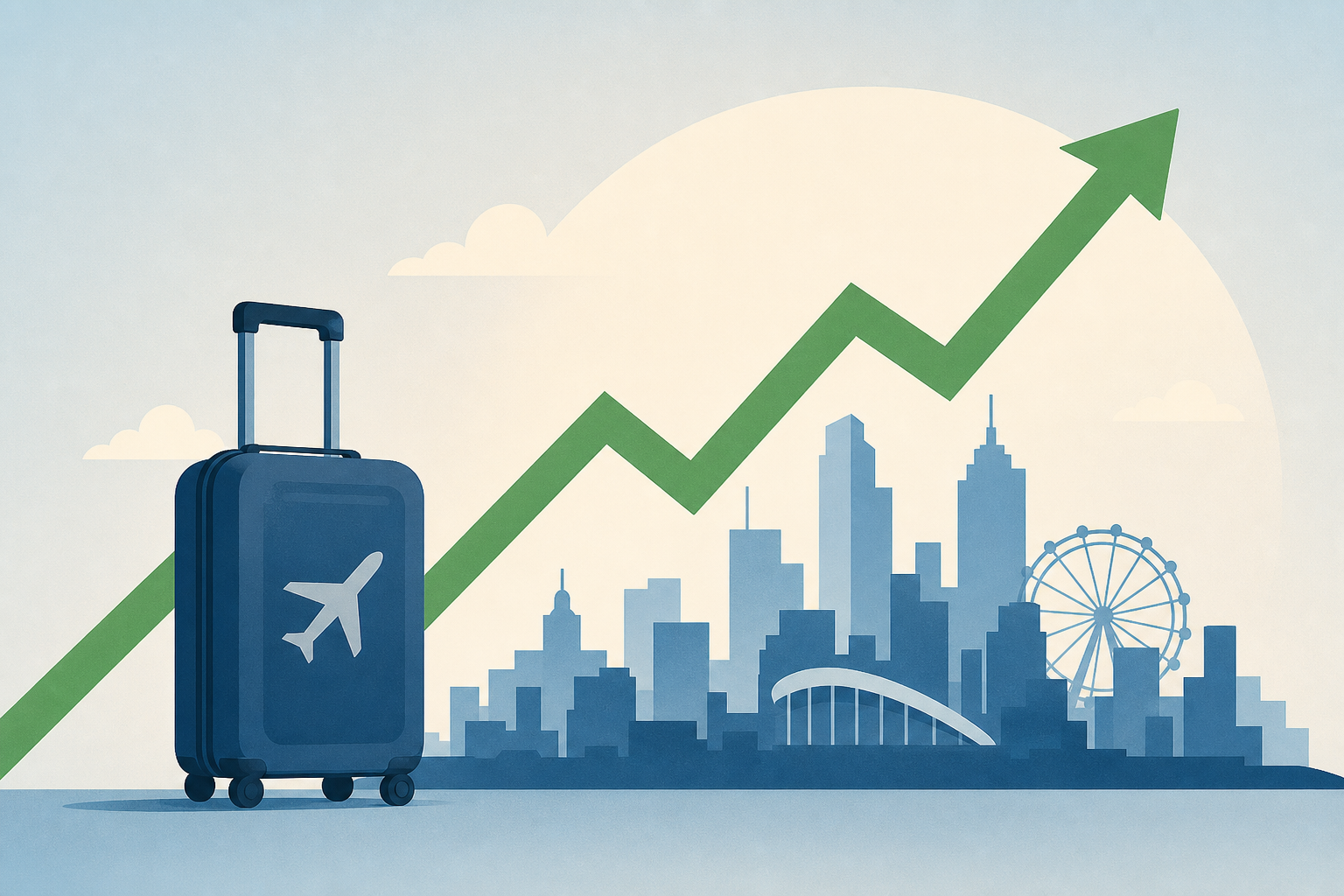 Travel to host cities rises