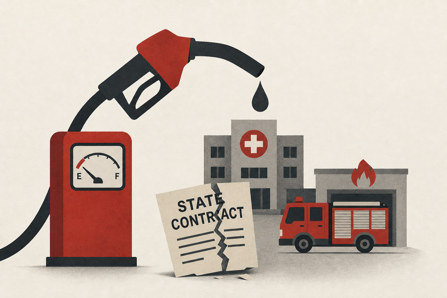 Russia’s Fuel Crisis Hits Hospitals and Fire Services as State Contracts Collapse