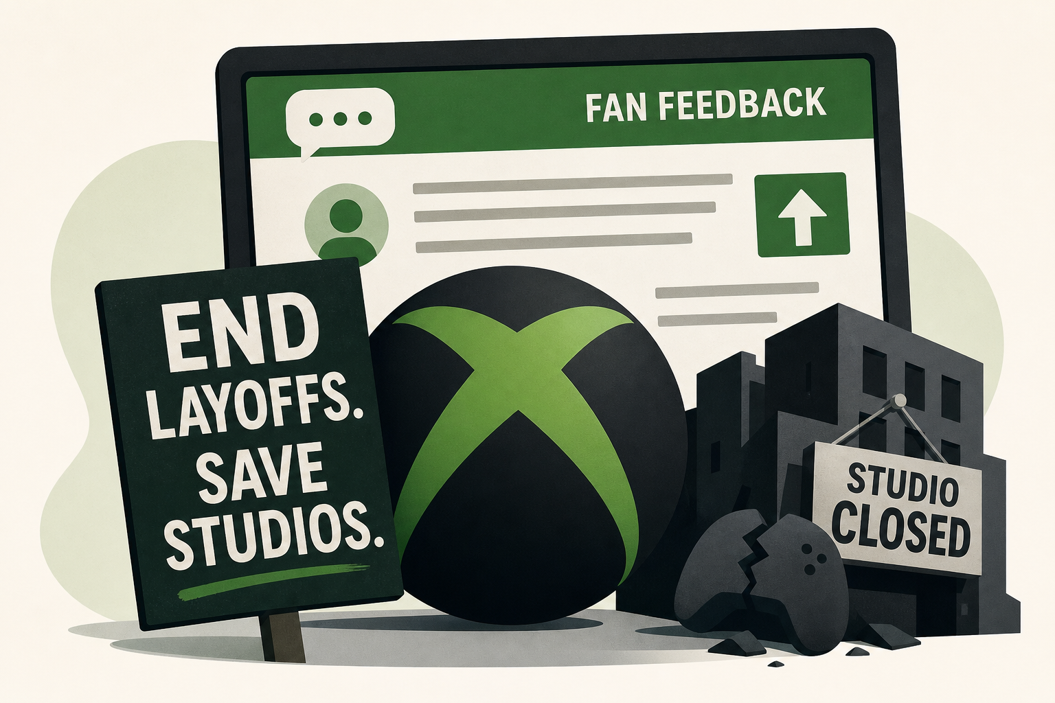 Xbox Players Demand an End to Layoffs, Studio Closures on Microsoft's Own Fan Feedback Website