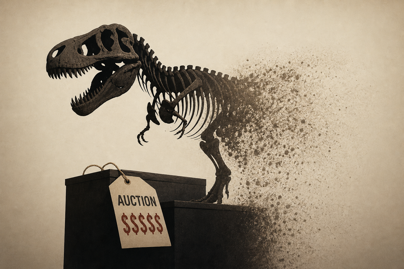 A T. rex found in South Dakota could smash auction records - and possibly disappear forever