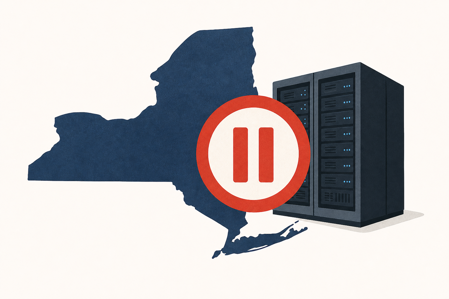 New York to impose the country’s first statewide moratorium on data centers