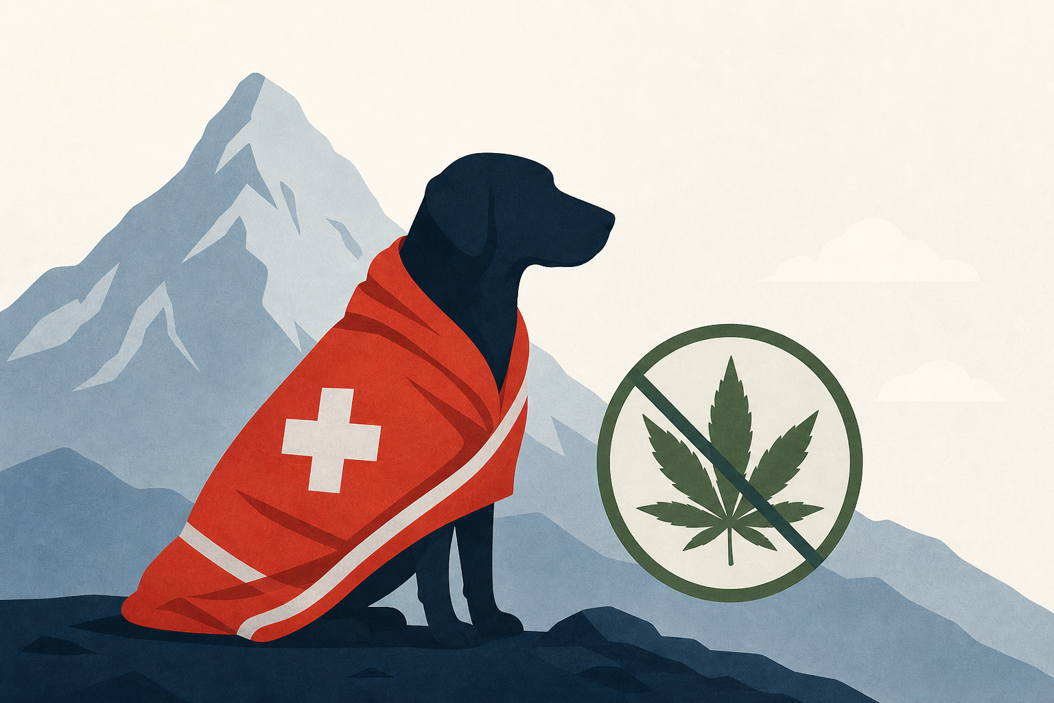 Dog rescued from Scottish mountain after apparently eating cannabis
