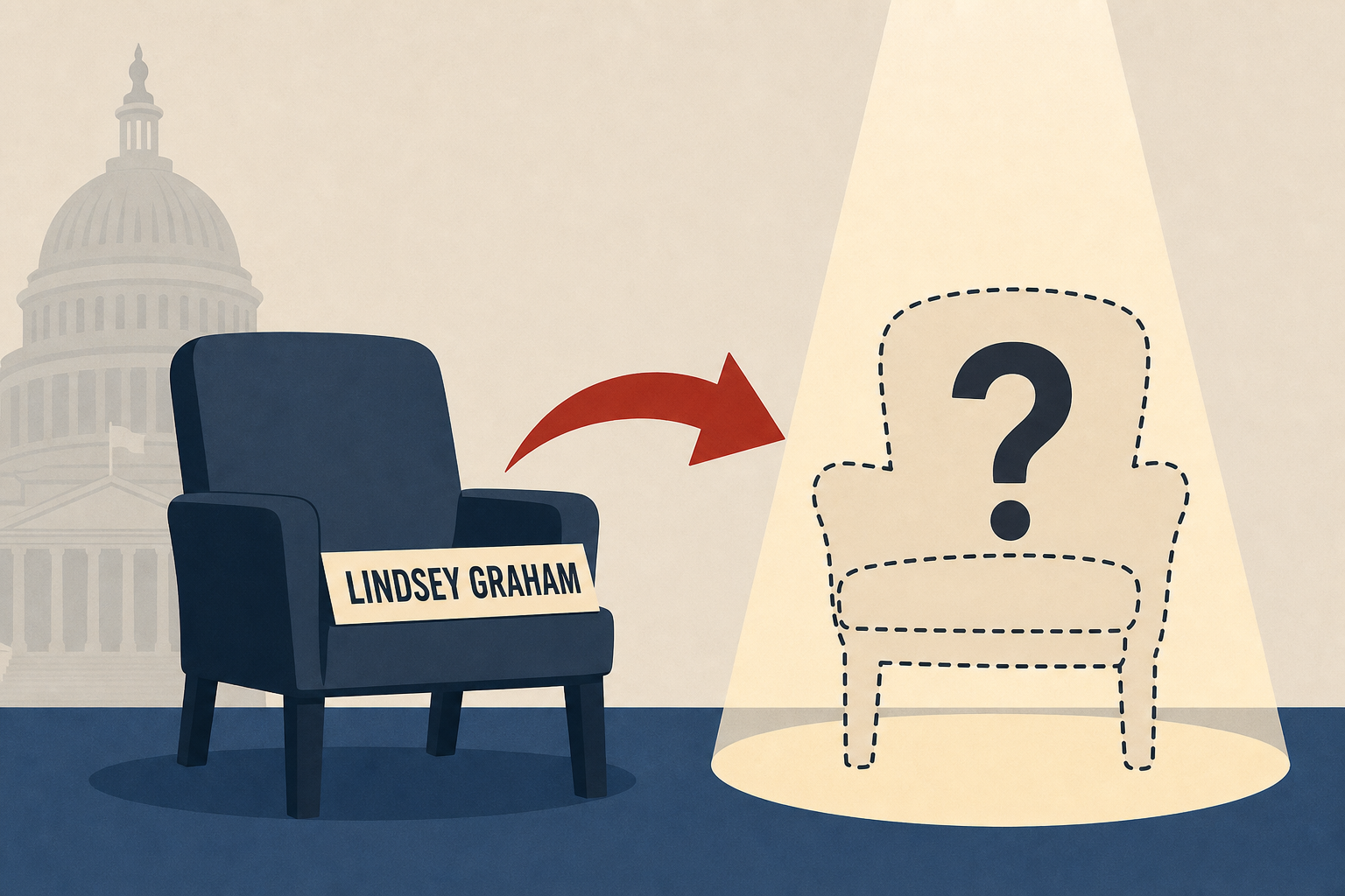 Trump reveals who he's eyeing to replace Lindsey Graham