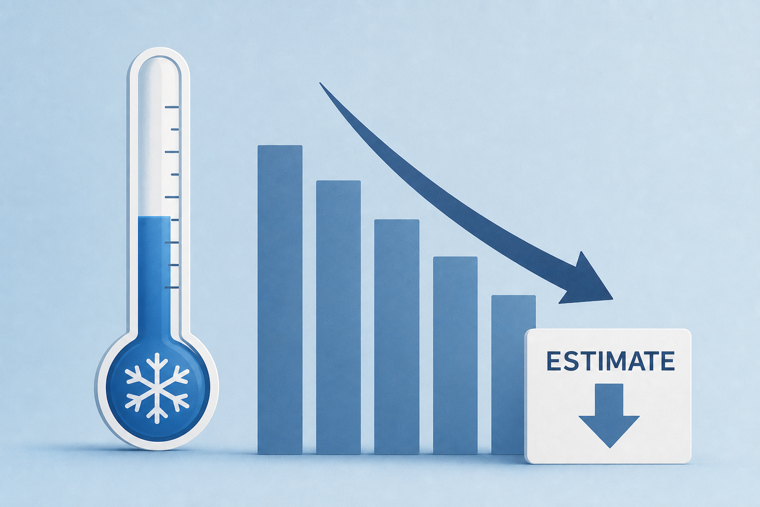 Cooling inflation lowers estimate