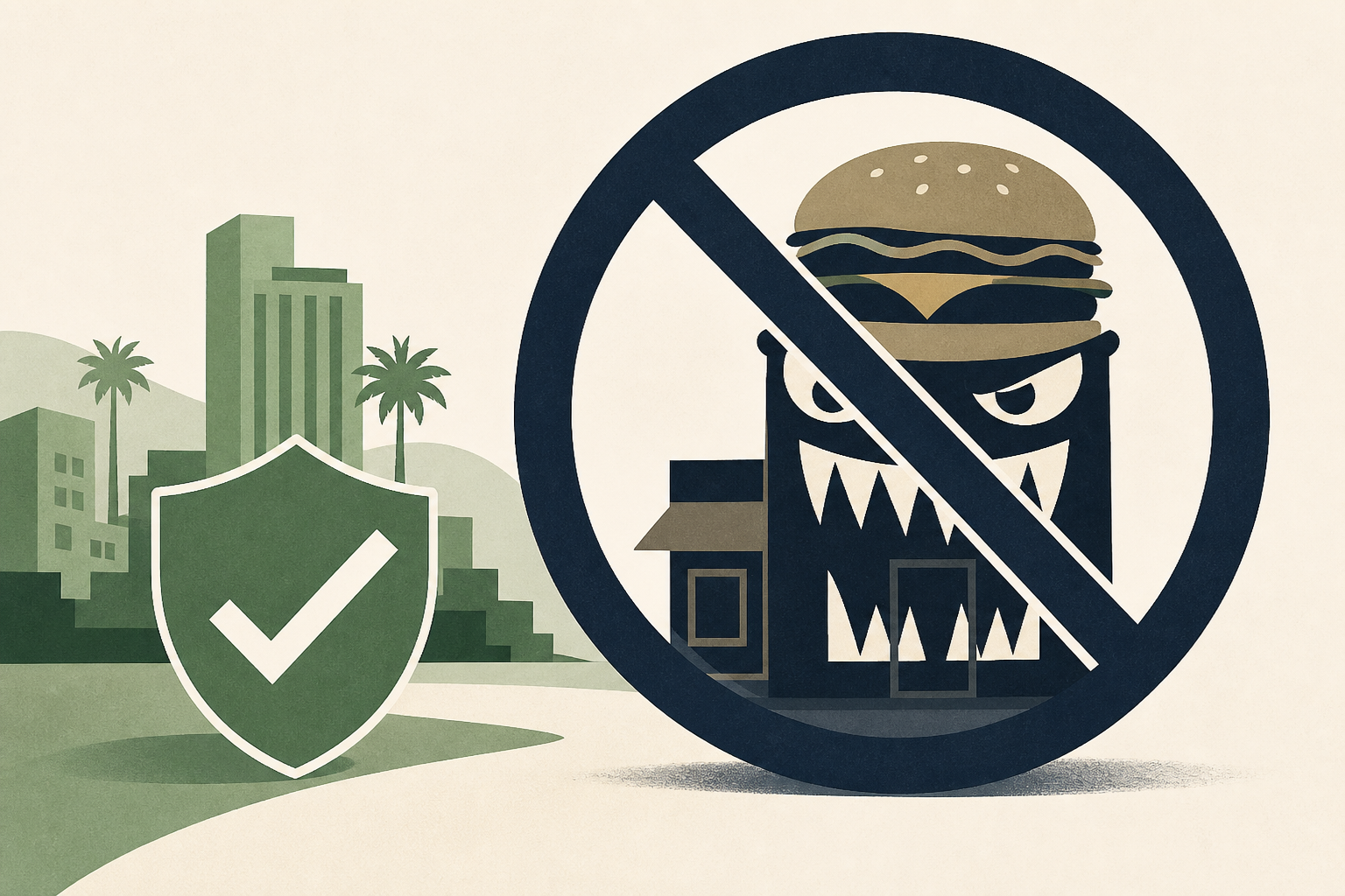 Culver City scores major victory in its war on fast food restaurants as 'monster' feature is banished