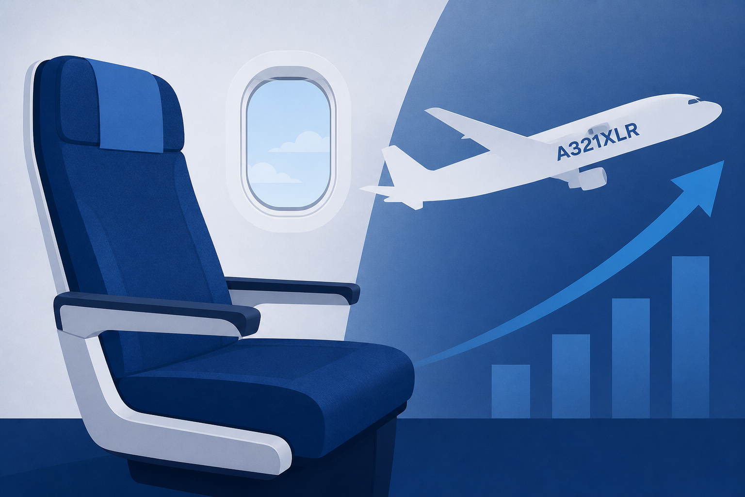 United to offer new economy seating option on Airbus A321XLRs