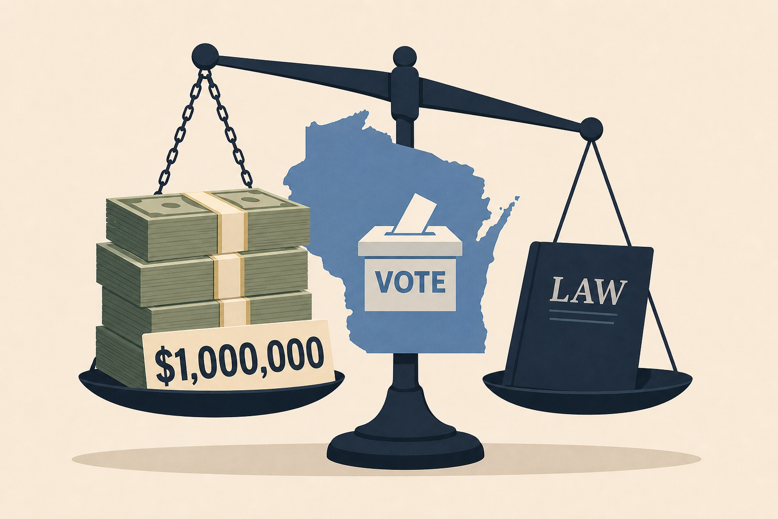 Elon Musk likely broke the law by giving voters $1 million, Wisconsin board says