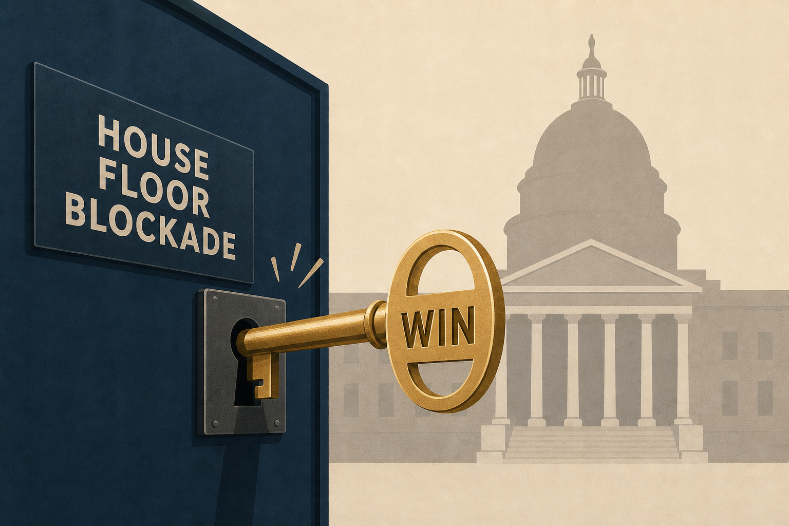 House conservatives end floor blockade, giving Speaker Johnson a win