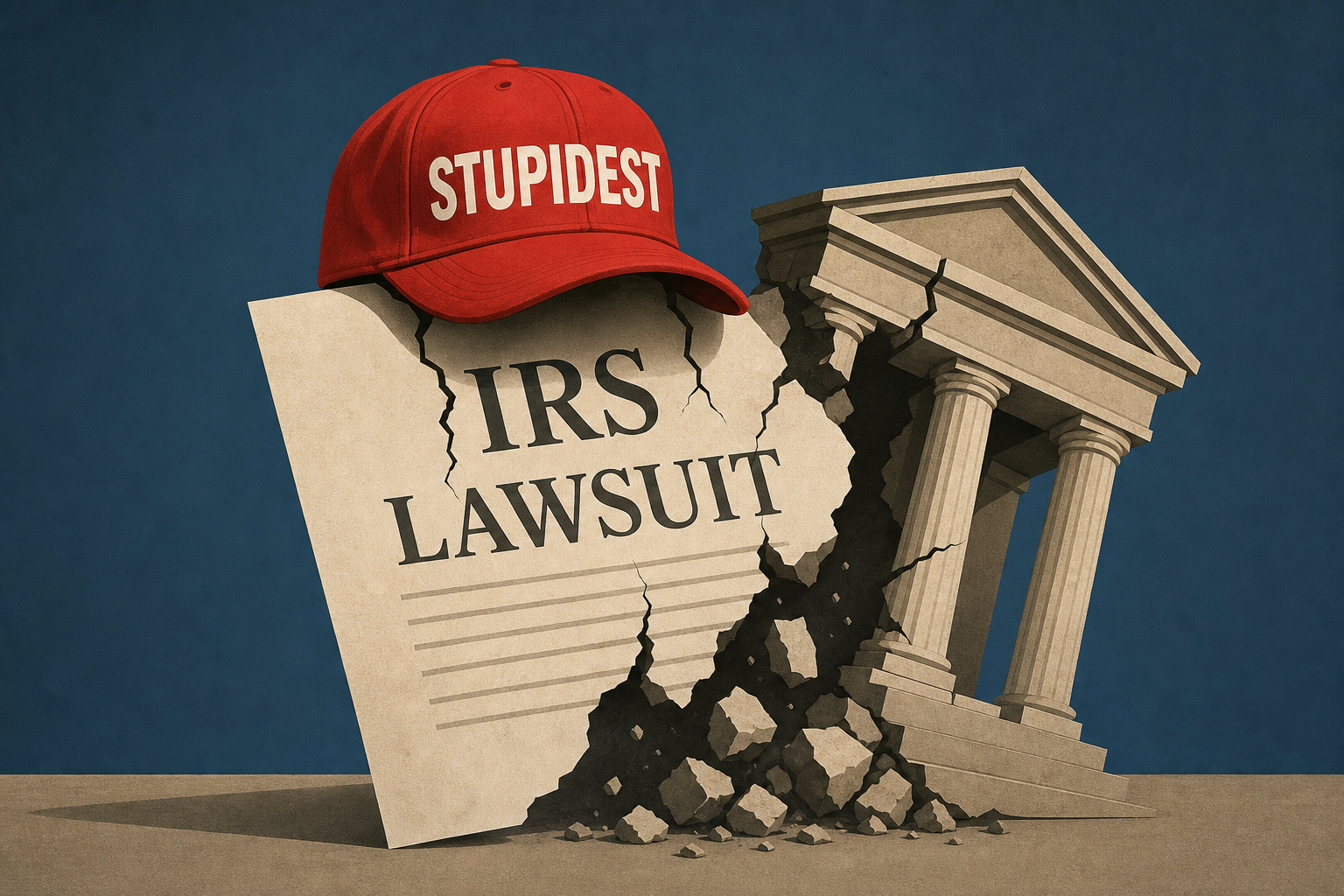 Lawrence O'Donnell Mocks Trump As 'Stupidest Litigant In History' Over Crumbling IRS Lawsuit