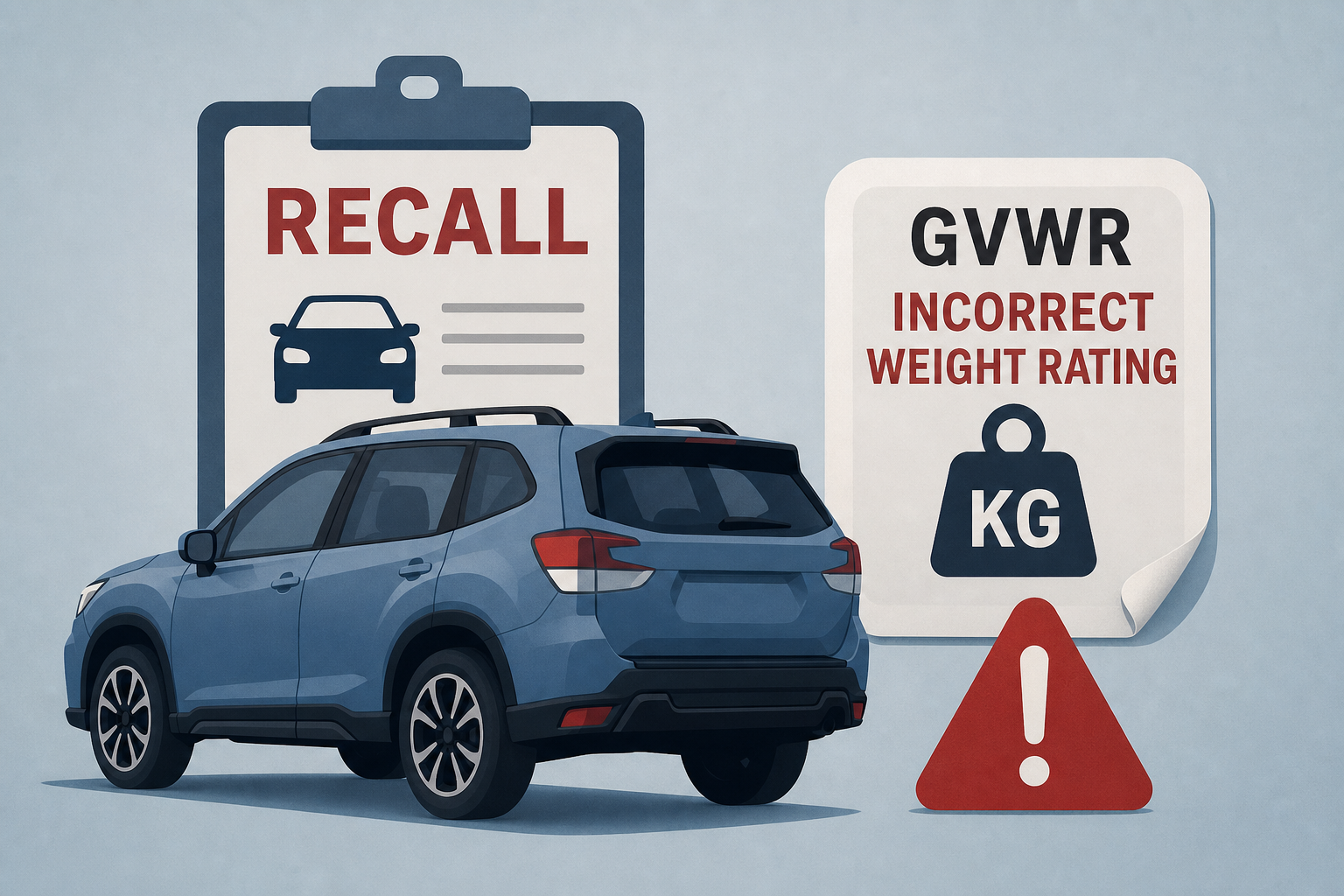 Subaru issues recall for 541,000 SUVs over label with incorrect weight rating