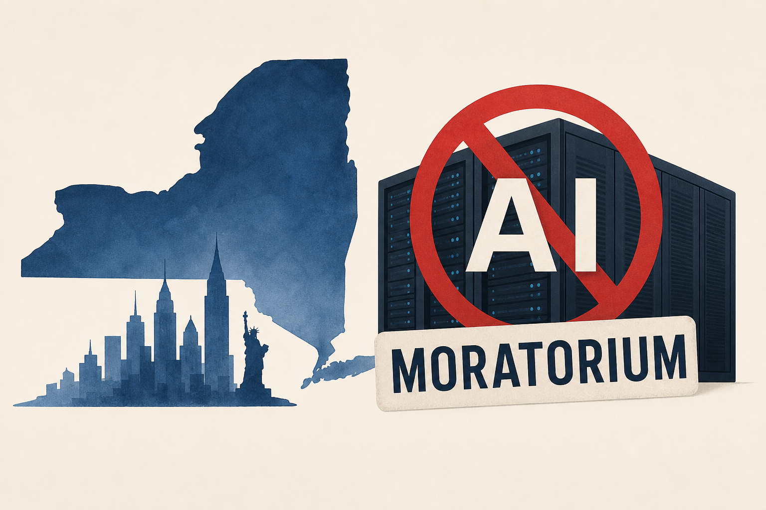 New York, Gov Hochul imposes nation's first statewide AI data center moratorium