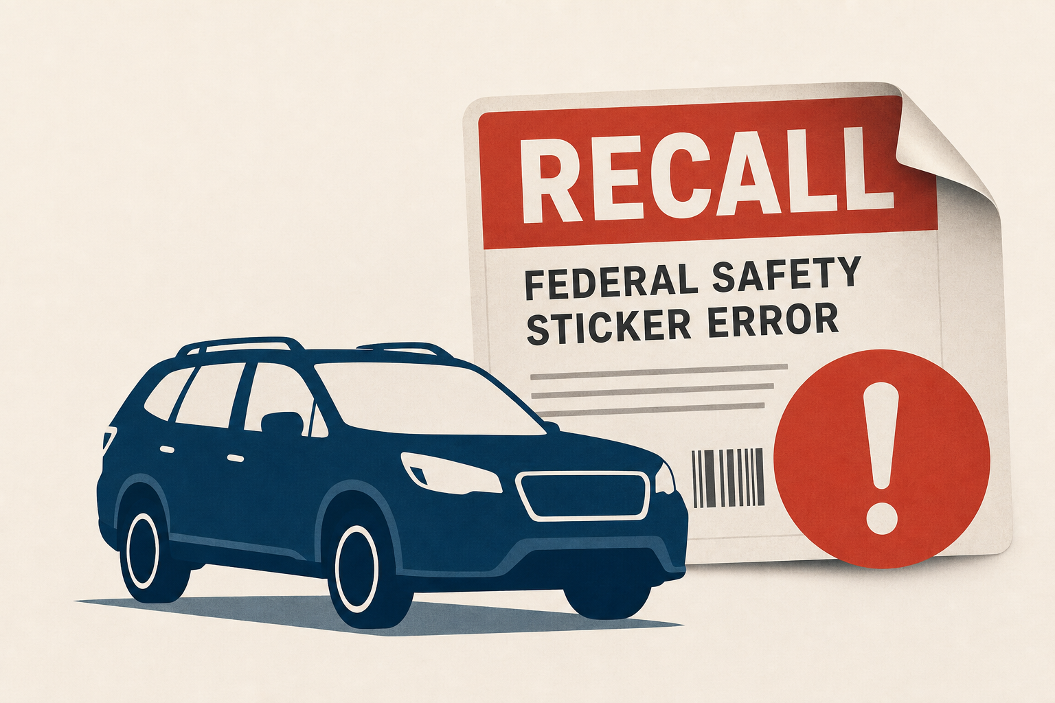 Subaru recalls 541,000 vehicles over federal safety sticker mistake: NHTSA
