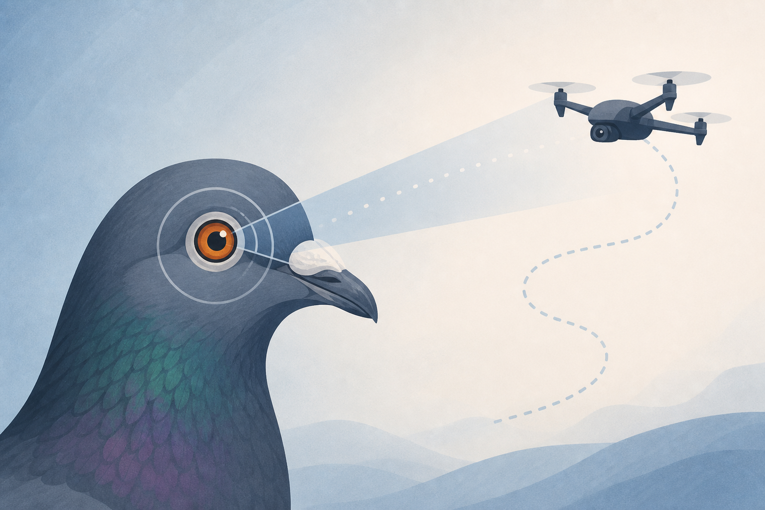 Pigeons’ shifting gaze could help drones navigate more like birds: UBC study