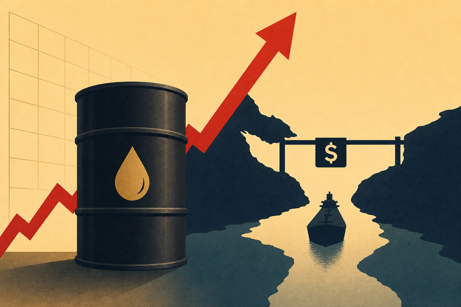 The price of oil shoots upward as Trump demands tolls in the Strait of Hormuz