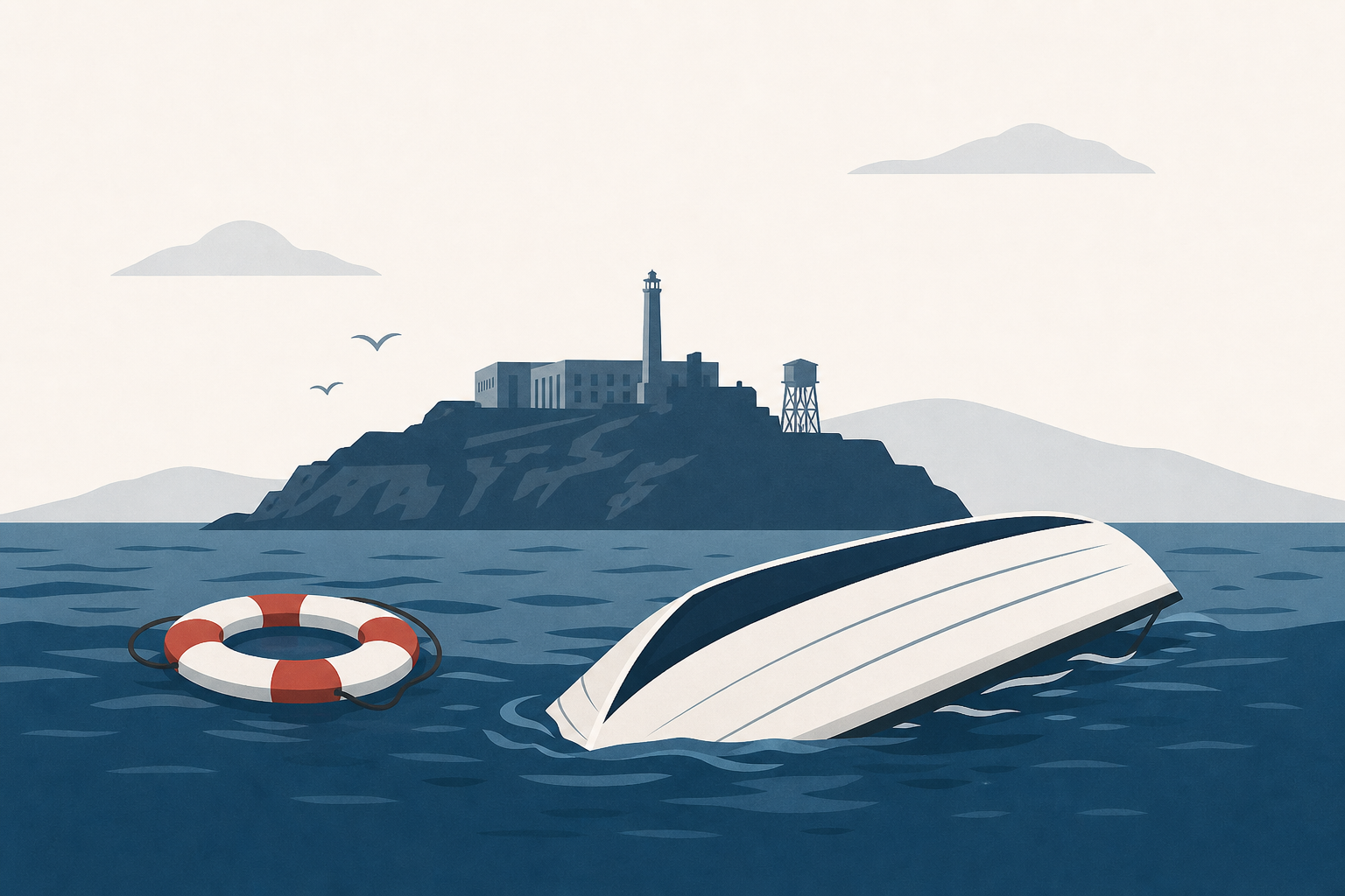 One Dead and Two Missing in San Francisco Bay After Boat Capsizes Near Alcatraz