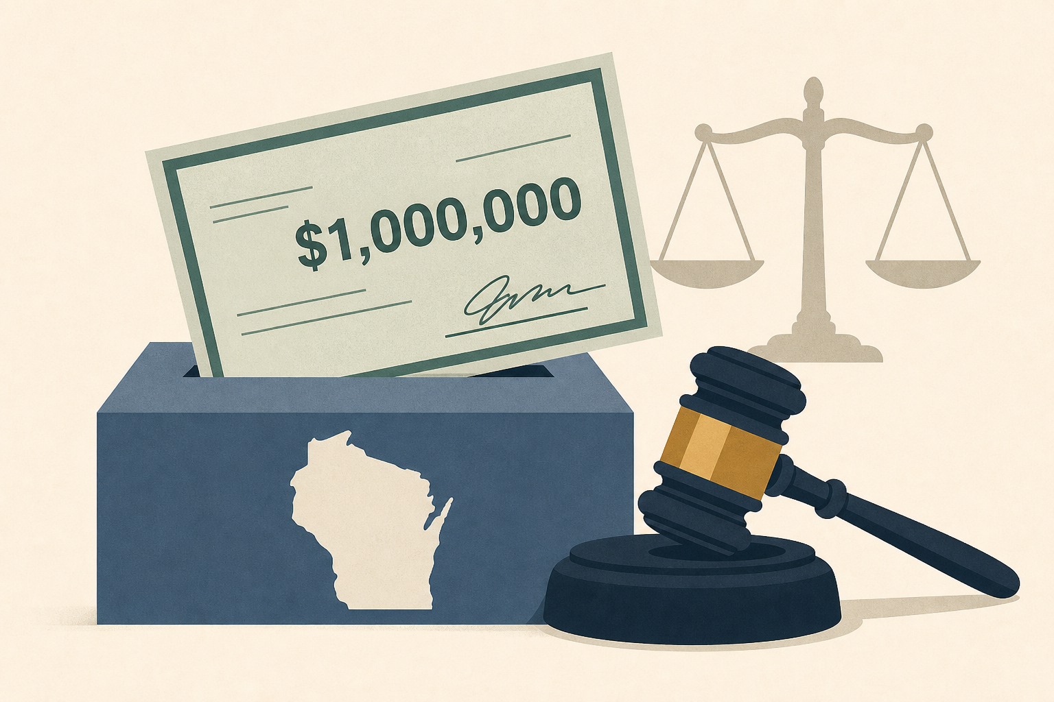 Elon Musk likely broke the law by giving voters $1 million, Wisconsin board says