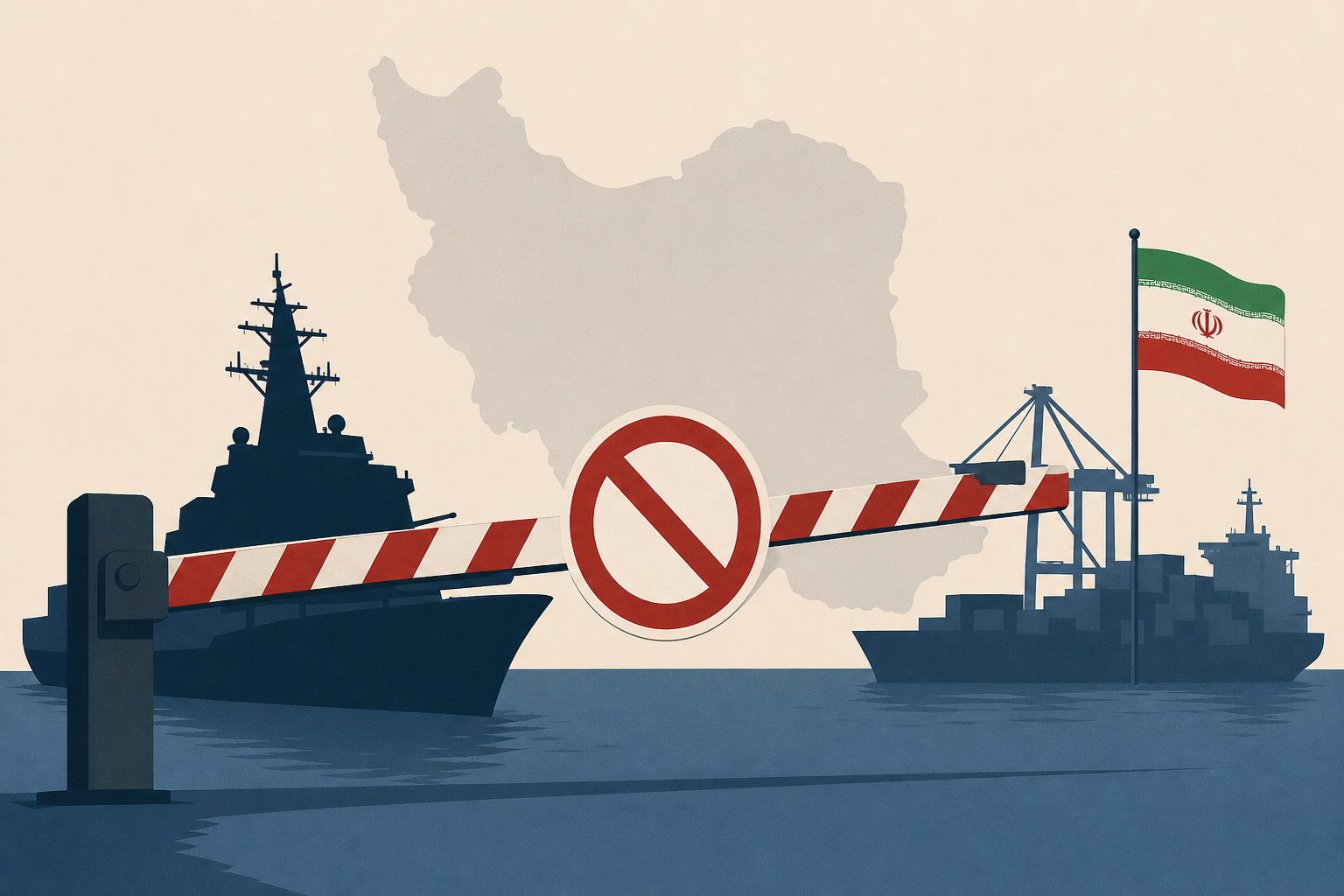US military reimposes its blockade of Iranian ports