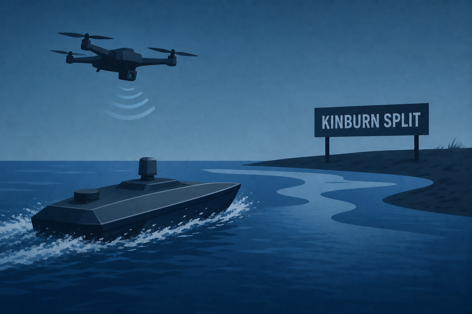 Ukraine Conducts First Fully Unmanned Amphibious Raid at Kinburn Split