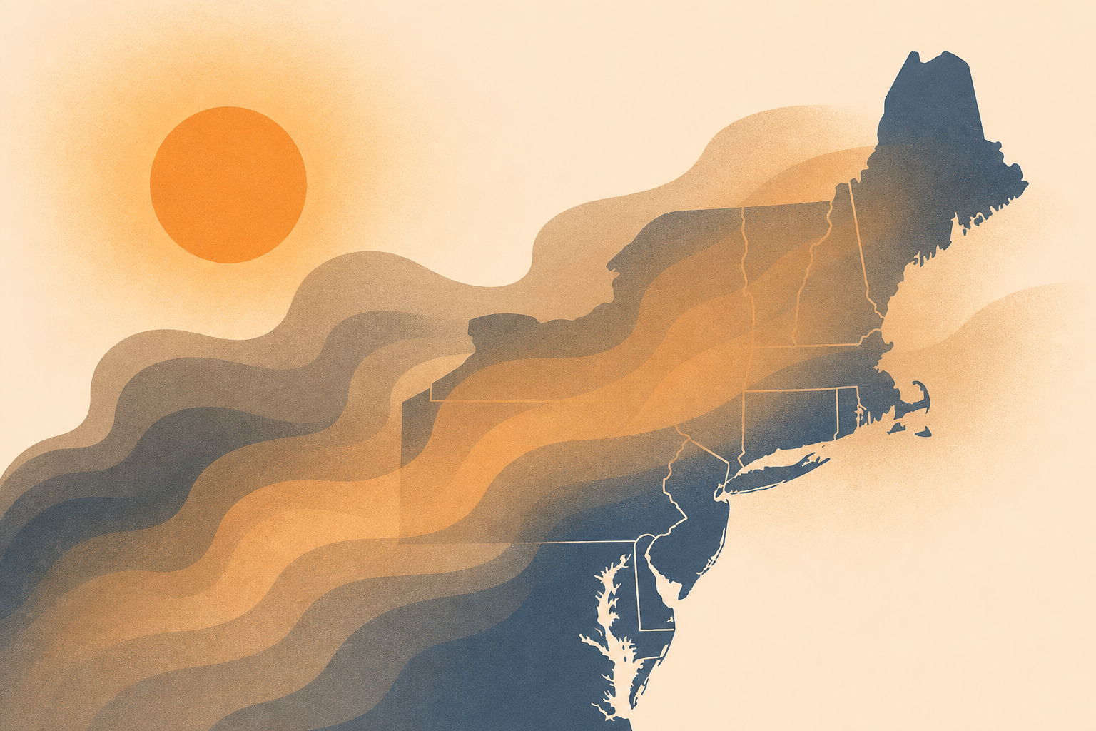 Wildfire Smoke Spreads Across the Northeast as Temperatures Spike