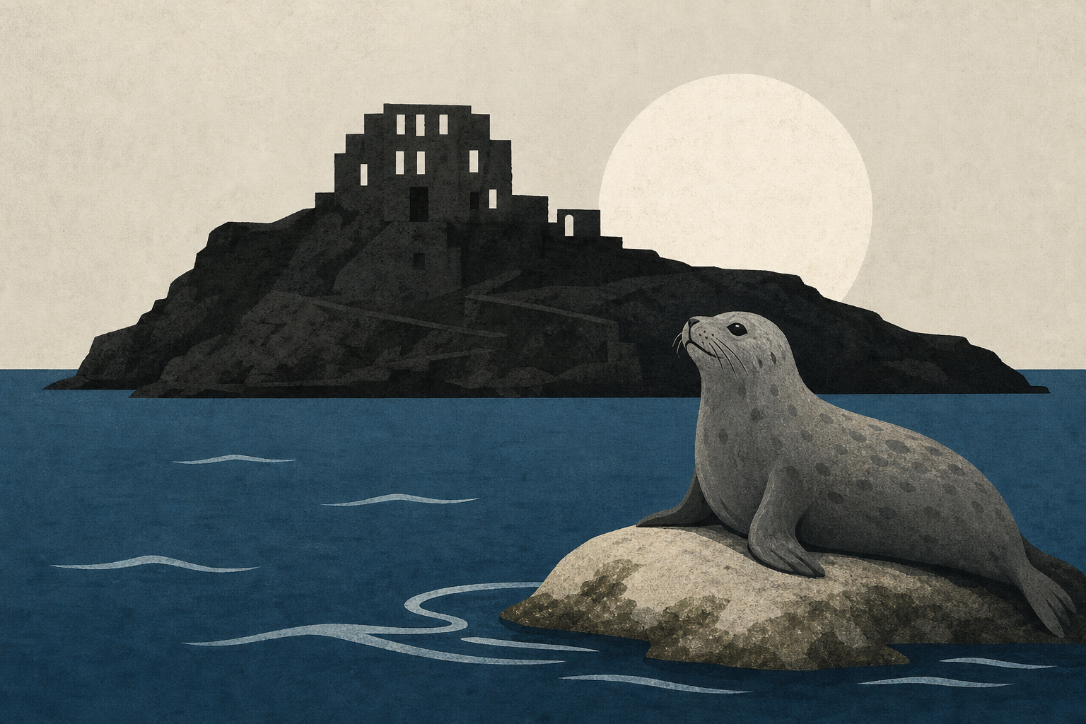 This Greek island has a dark past. Now it's covered in rare seals