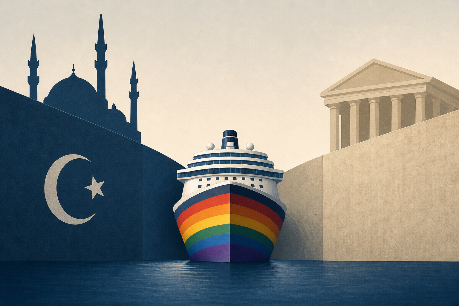 How a Gay Cruise Got Stuck Between Islam and the West