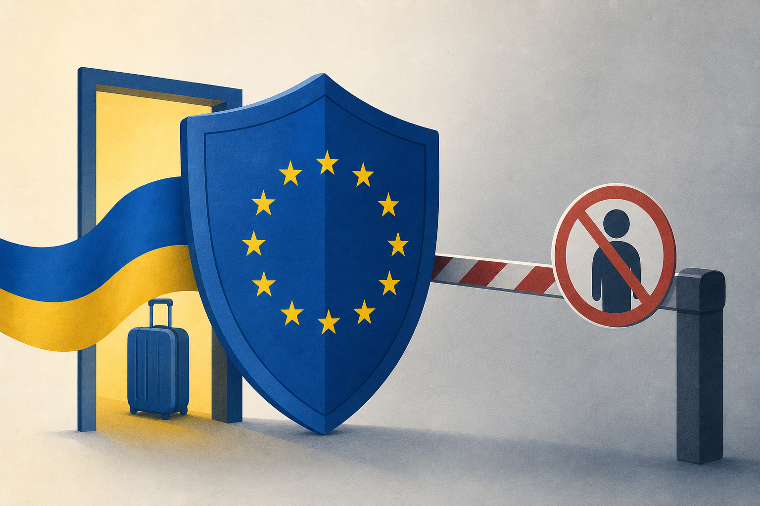 EU extends temporary protection for Ukrainians but restricts access for military-age men