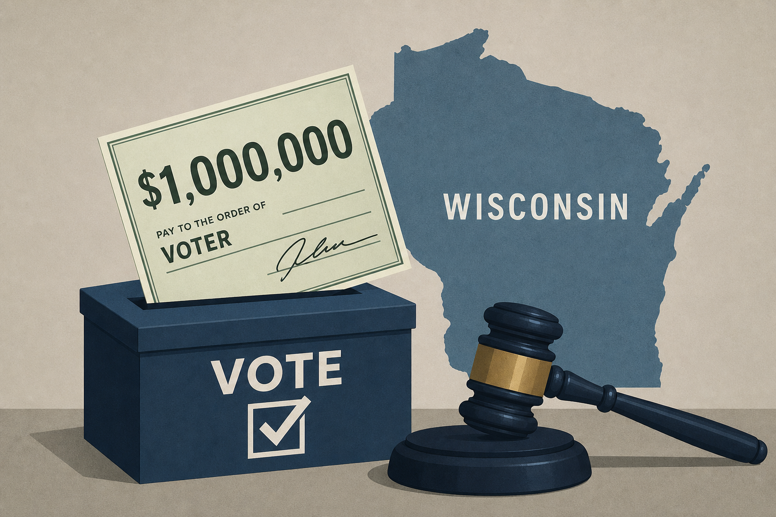 Elon Musk may have broken election law by offering $1 million checks to voters, Wisconsin board finds
