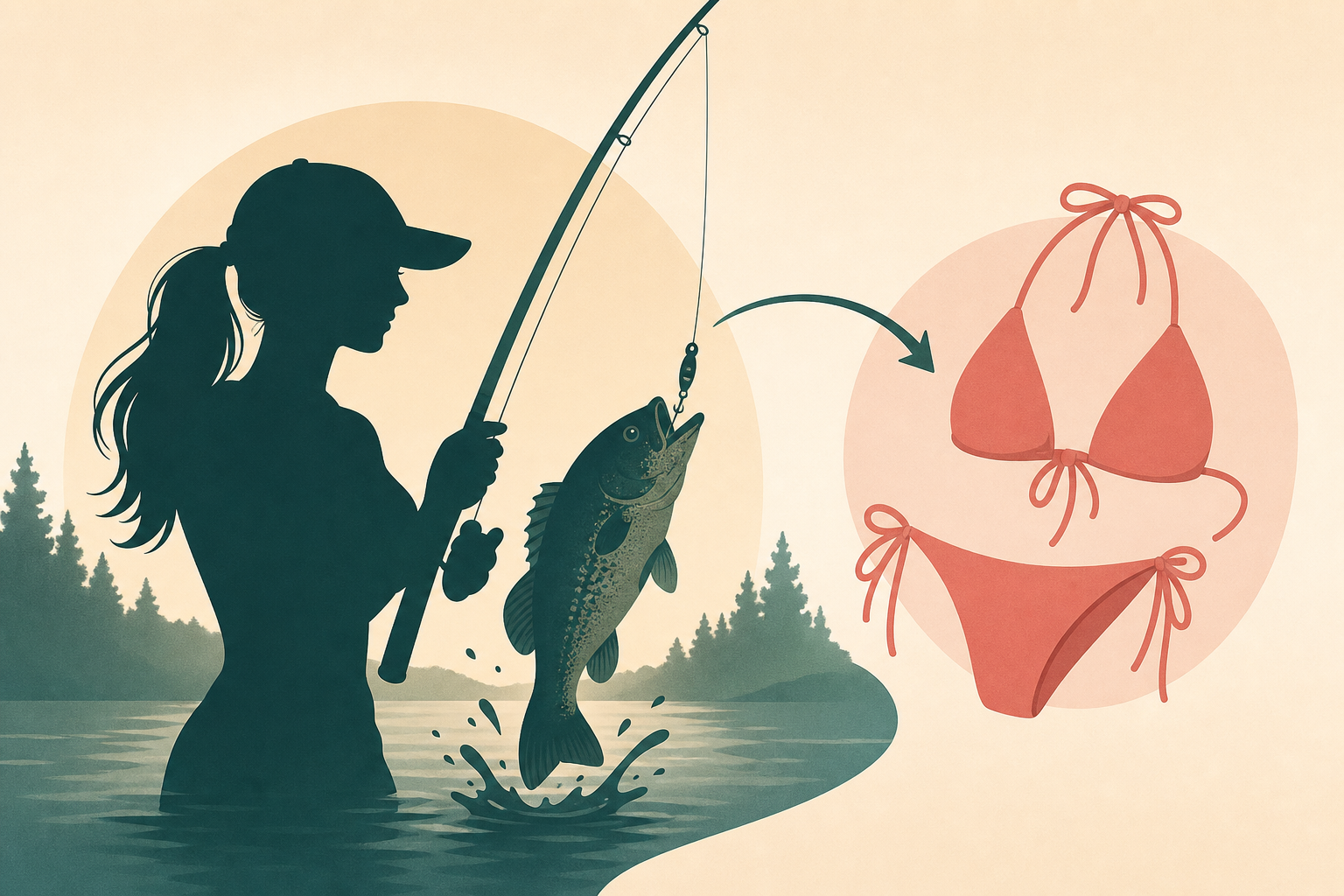 'Catfish Girl' Hannah Barron hunts, catches fish and has started slinging bikinis