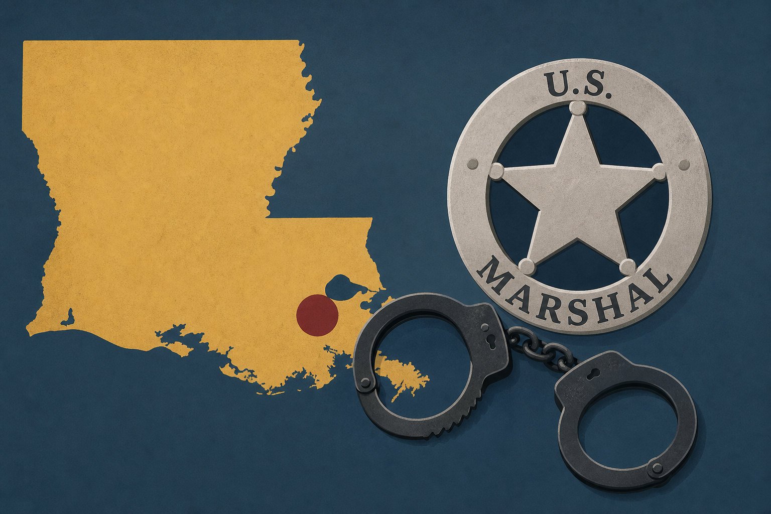 A Louisiana man is charged with murder in fatal shooting of U.S. marshal
