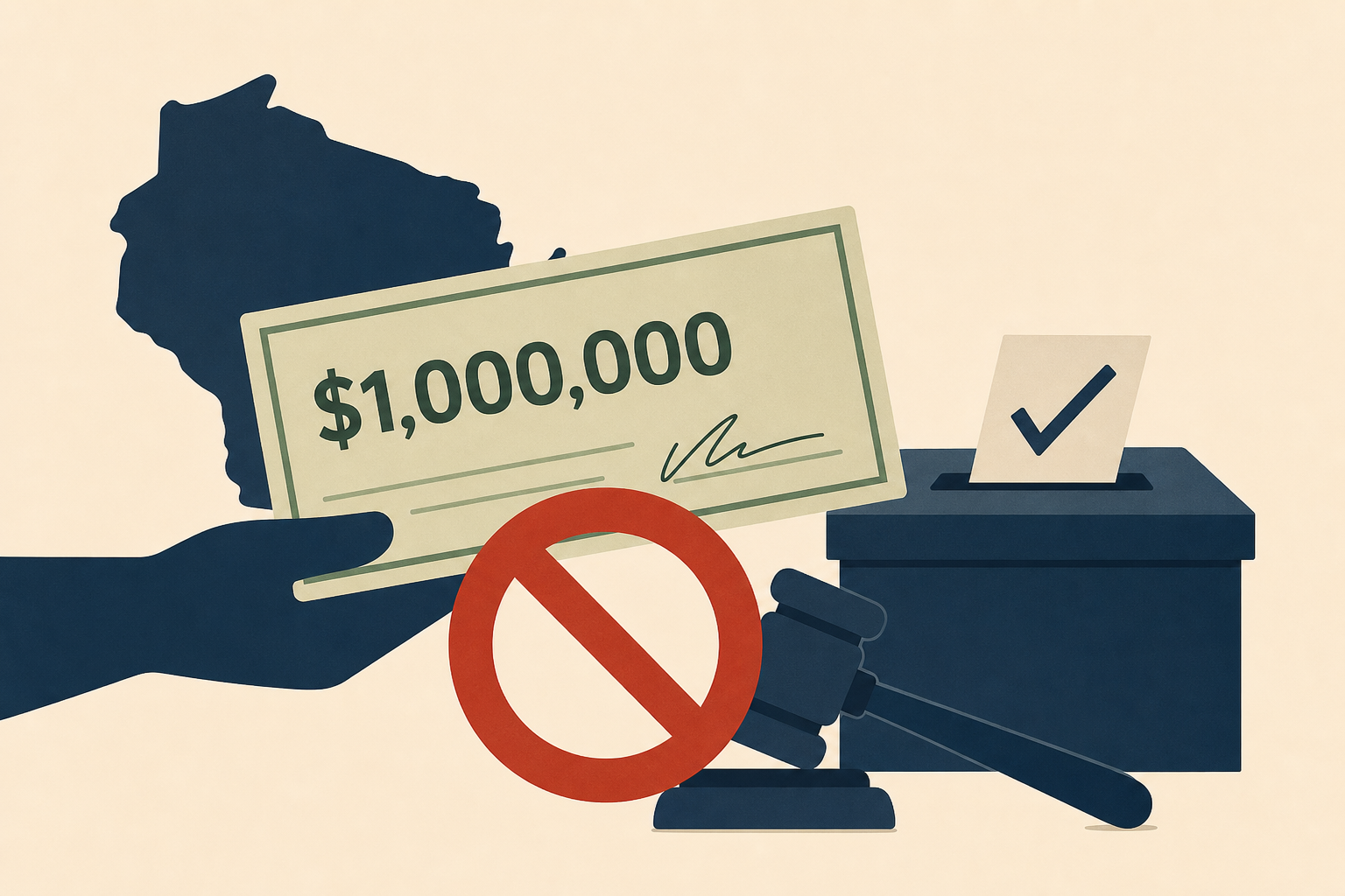 Elon Musk likely broke the law by promising voters $1 million payouts, Wisconsin board says
