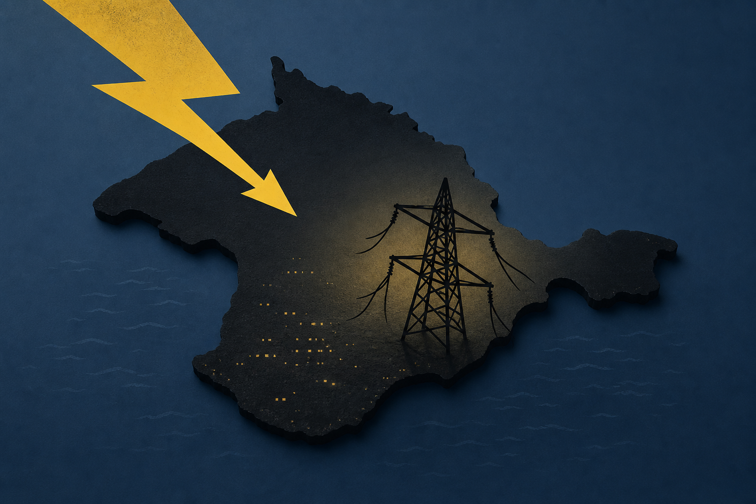 Ukraine Hits Blacked Out Russian-Occupied Crimea, Some Without Power for a Week