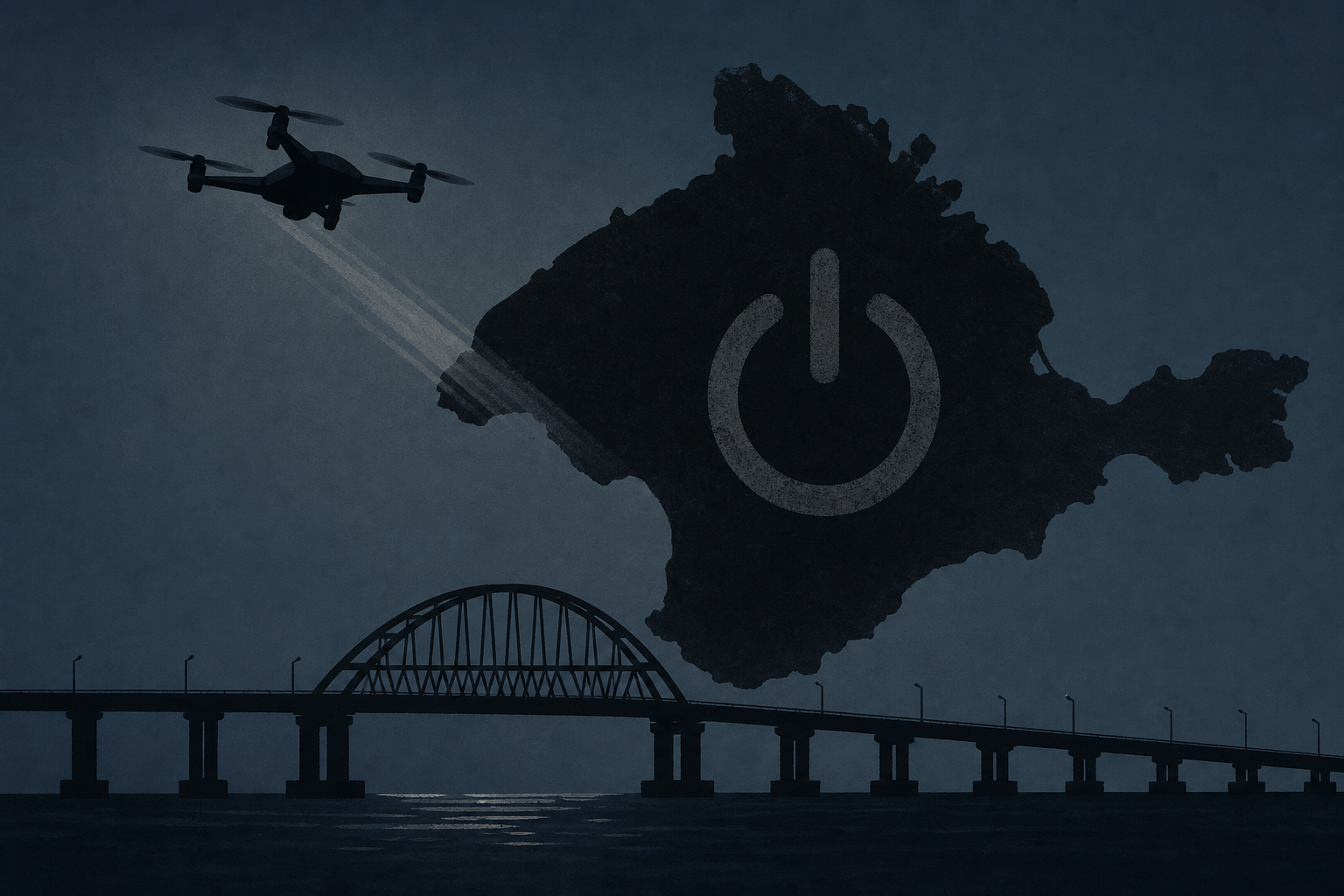 Total blackout hits occupied Crimea's Kerch after Ukrainian drone attack