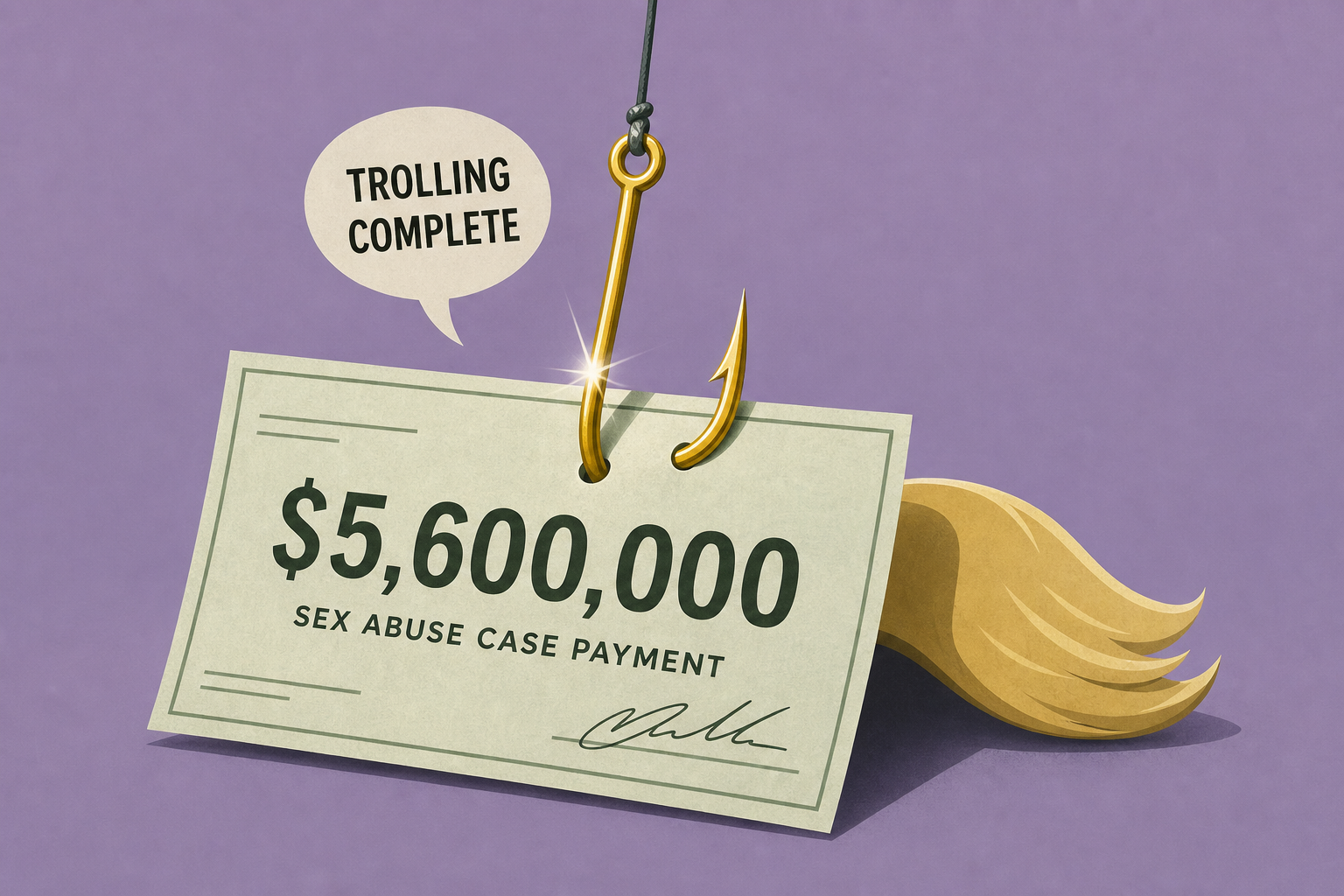 E. Jean Carroll Trolls Trump After Finally Receiving $5.6M Payment in Sex Abuse Case