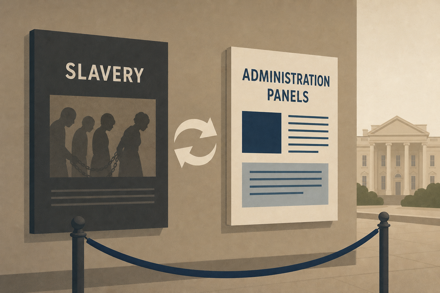 Presidents House slavery exhibits swapped for Trump administration's panels