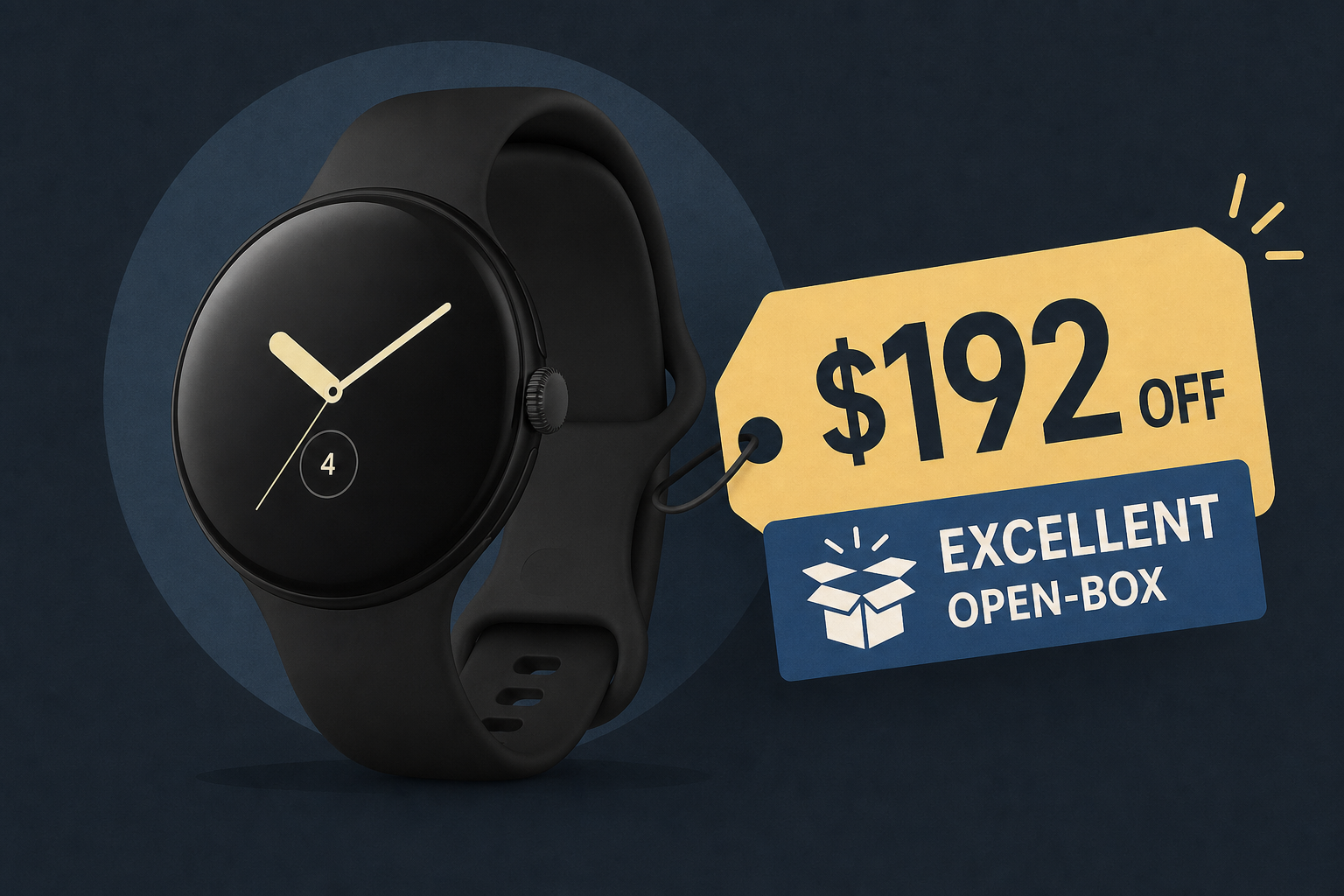 This matte black Pixel Watch 4 is $192 off right now (Best Buy 'excellent' open-box)