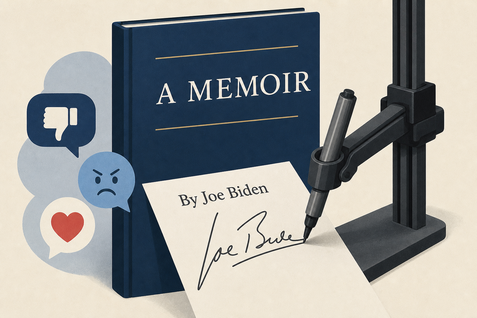 Biden memoir announcement sparks social media backlash over autopen