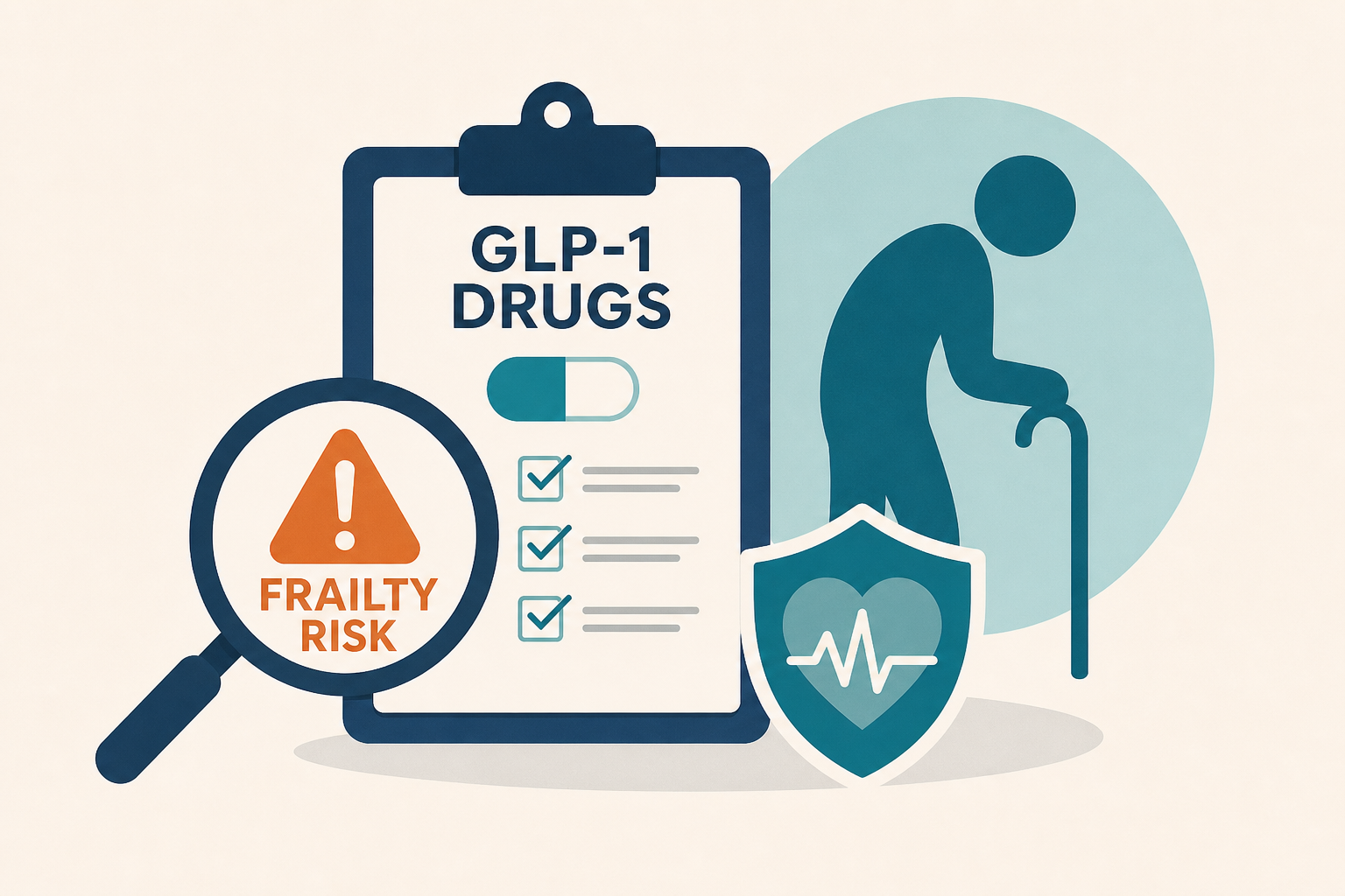 Study flags need to monitor frailty risks with GLP-1 drugs for older adults