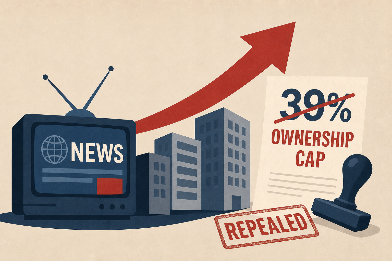 FCC to repeal 39% TV ownership cap in boost for Trump-friendly news orgs