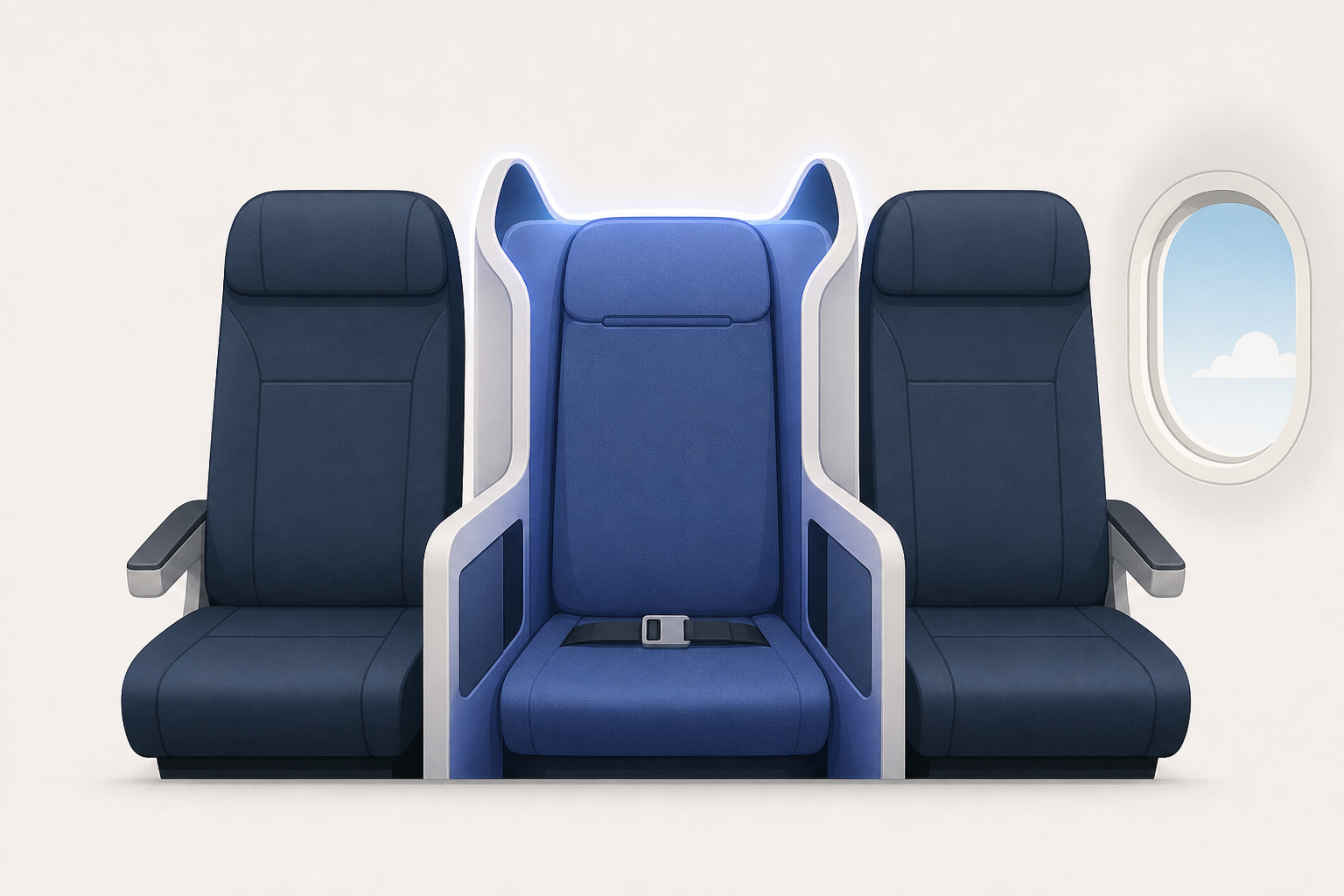 United Airlines is reinventing the middle seat. Here’s what it will be on its newest planes