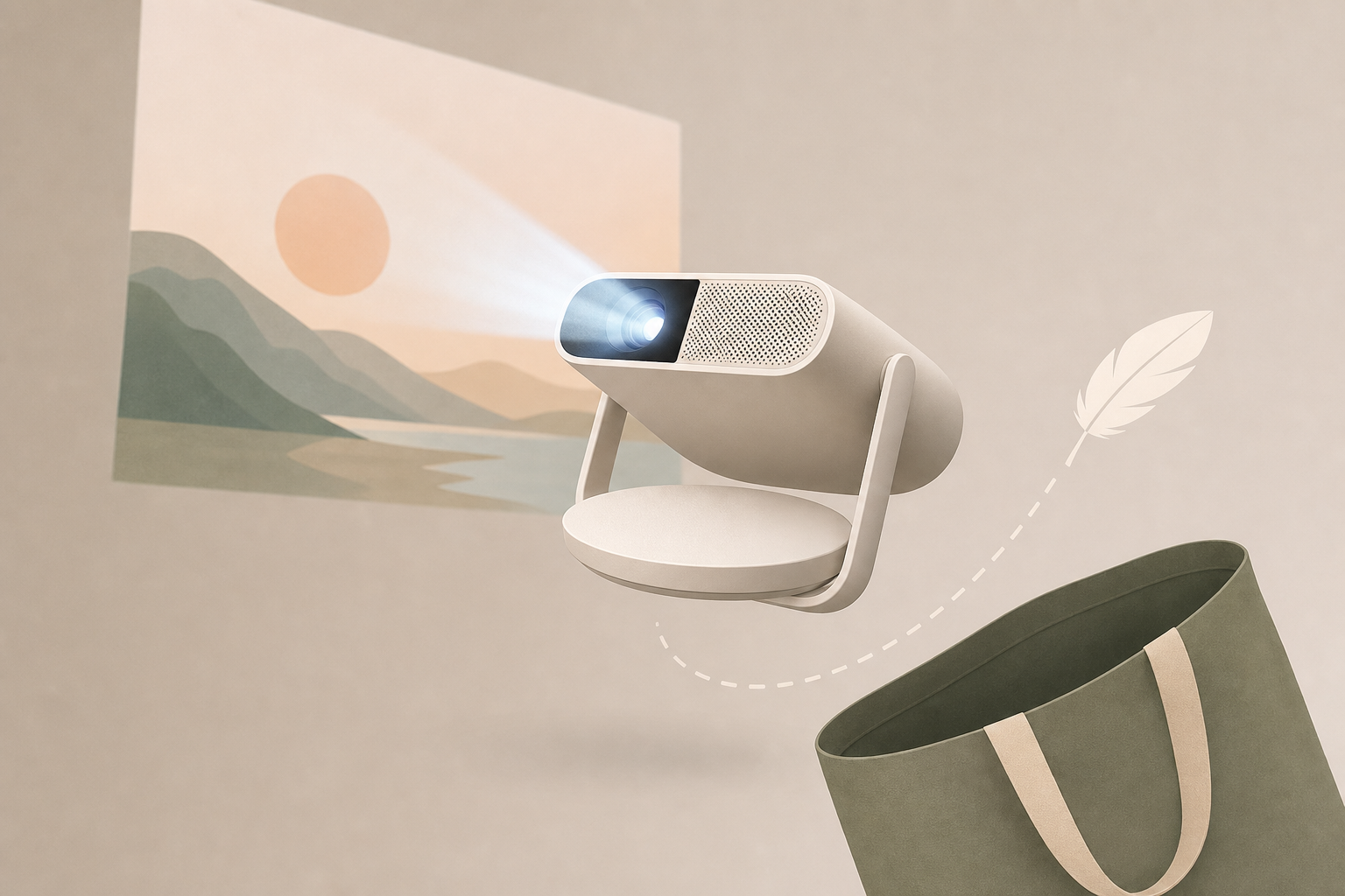 Xgimi's Elfin Flip projectors are made to move around with you