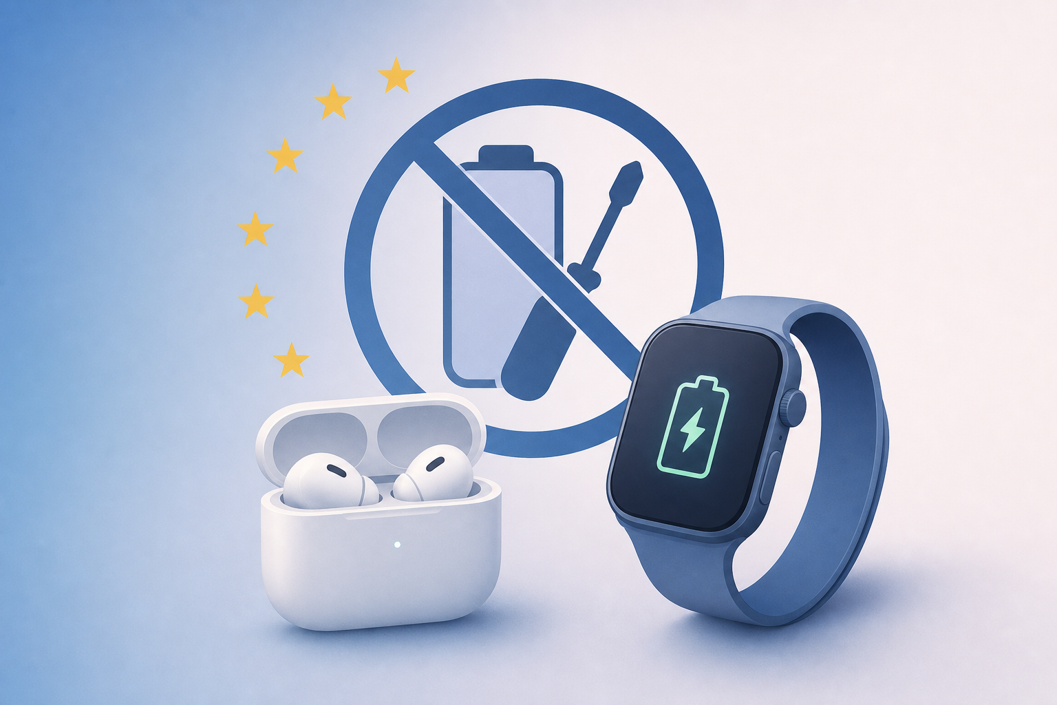 EU Drops Battery Removal Requirement for Apple Watch and AirPods