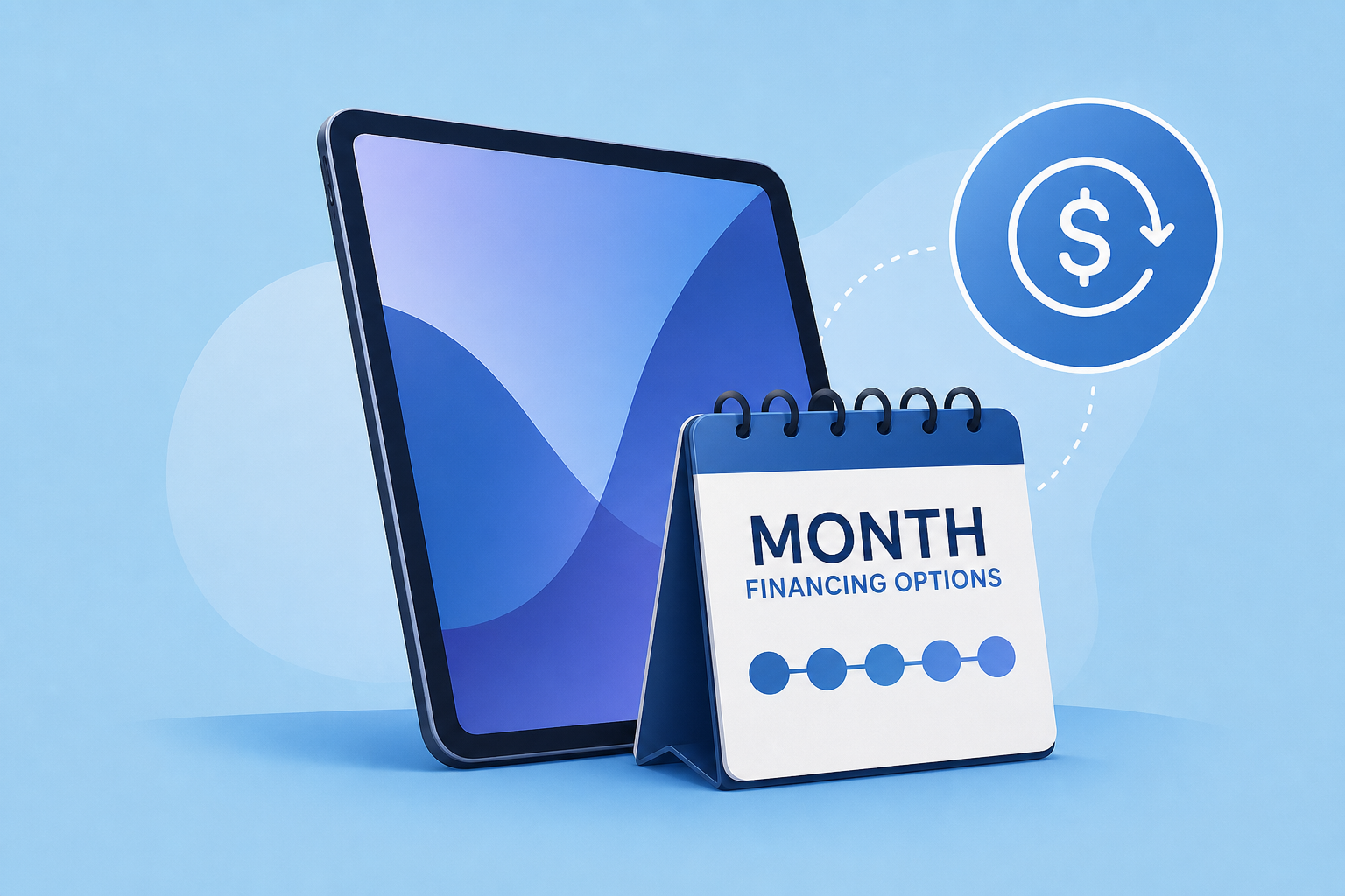month financing options for iPad purchases