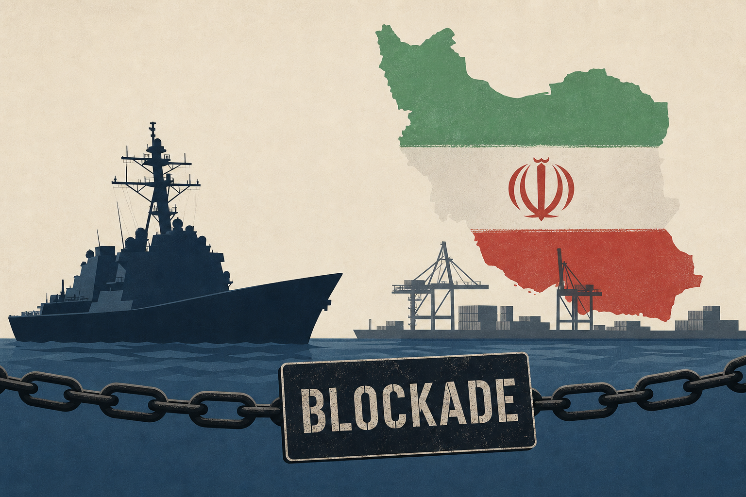 U.S. Military Again Blockades Iranian Ports After Collapse of Cease-Fire