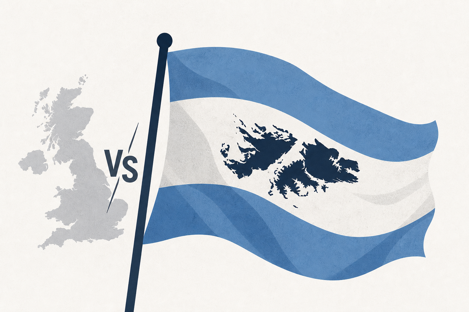 Argentina players brandish political Falklands flag after England match