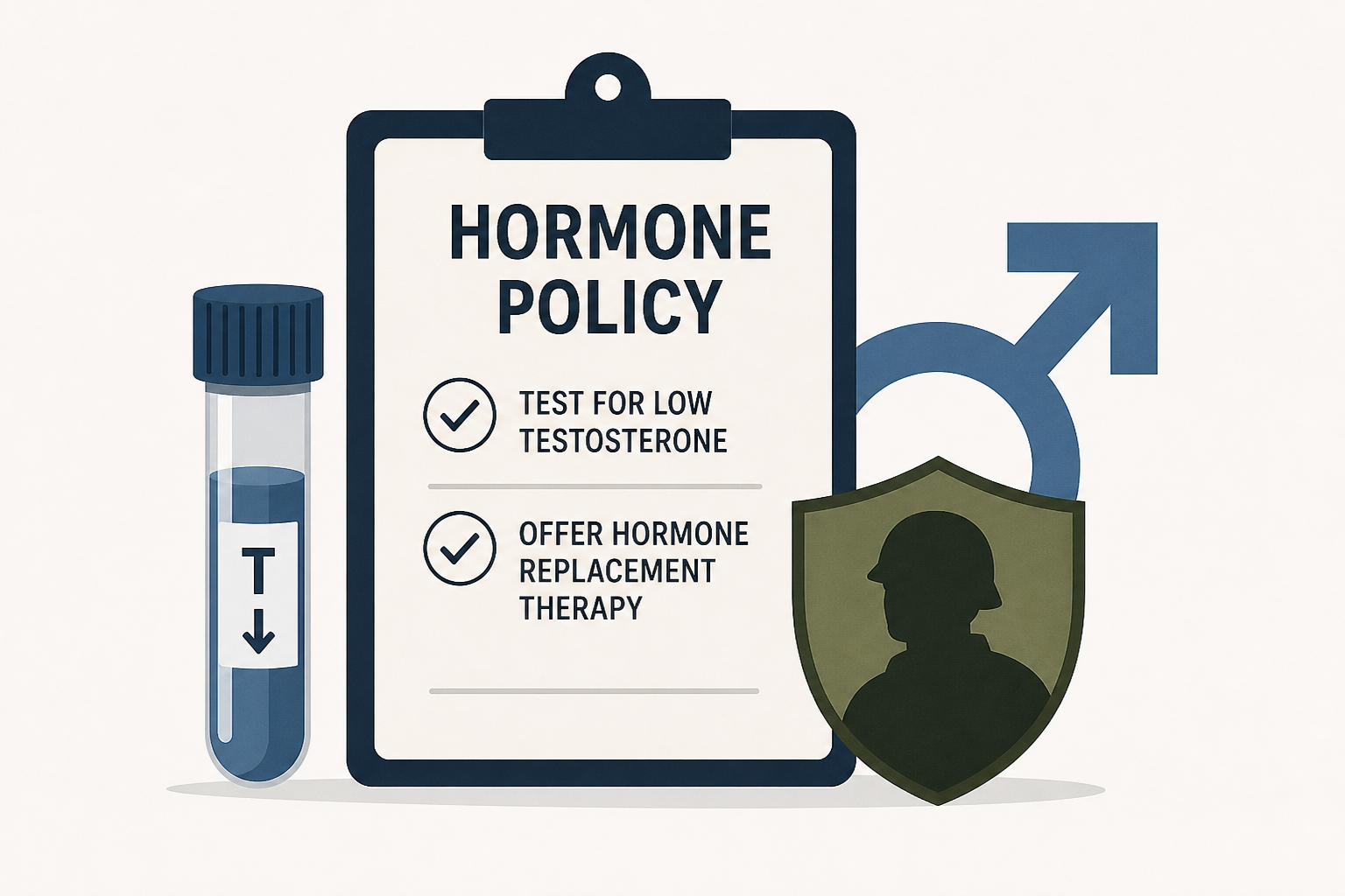 Hegseth announces new policy to test troops for low testosterone and offer them hormone replacement therapy