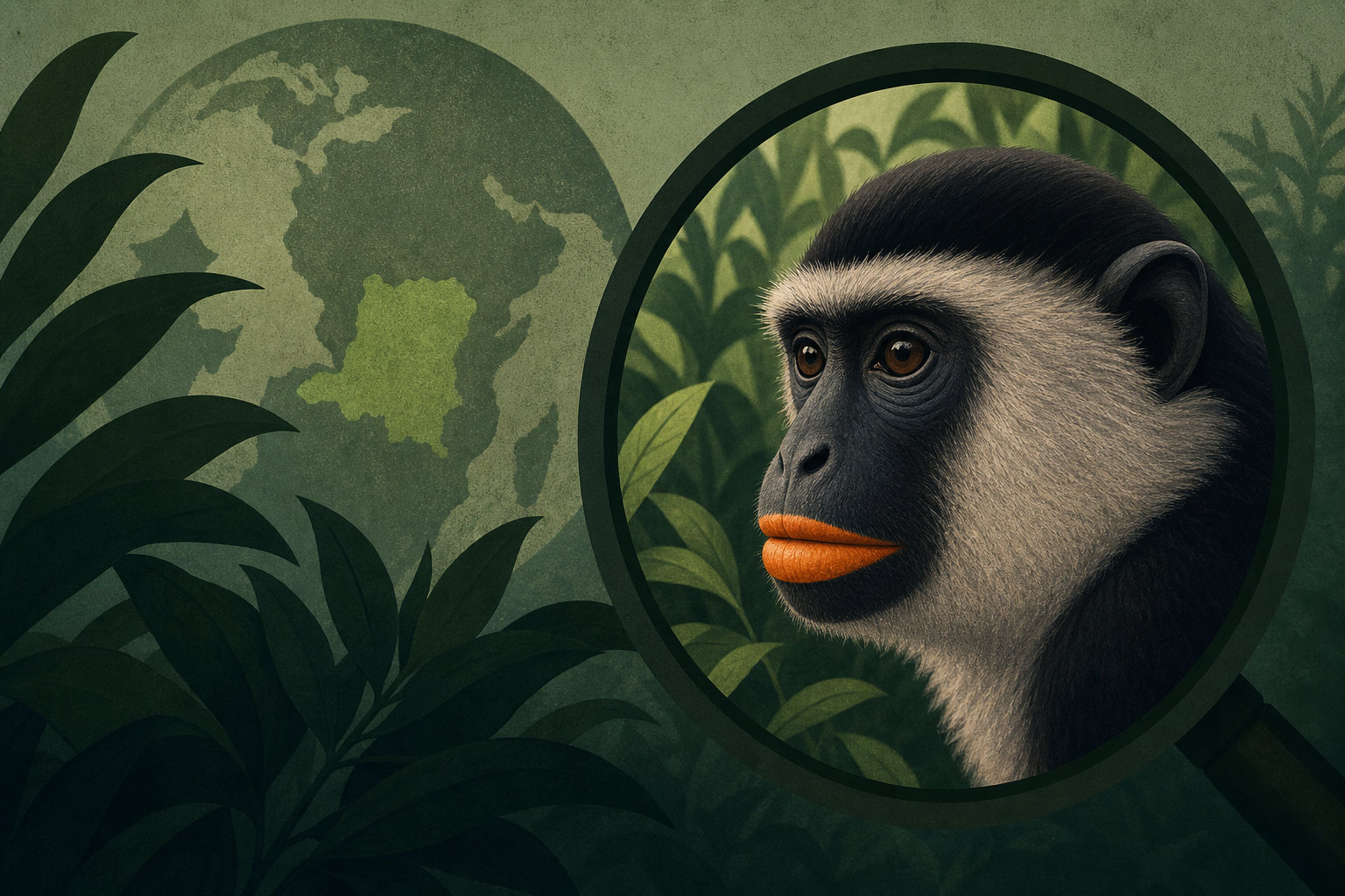 New monkey species with orange lips found 'hiding' in DRC forest
