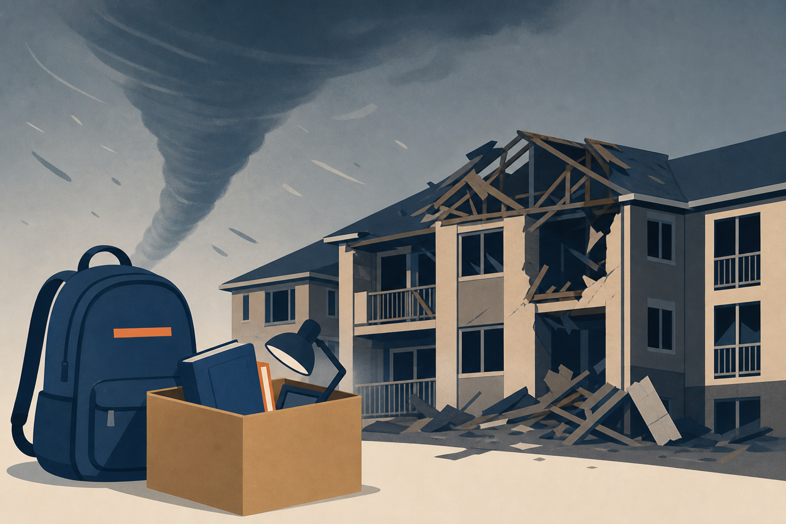 At least 10 UTSA students may be displaced after tornado hits Northwest Side apartments, police say