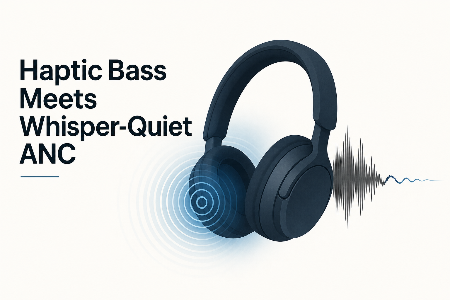 Haptic Bass Meets Whisper-Quiet ANC