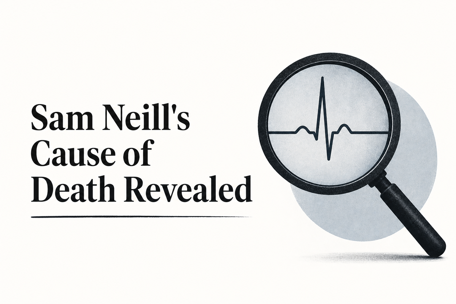 Sam Neill's Cause of Death Revealed
