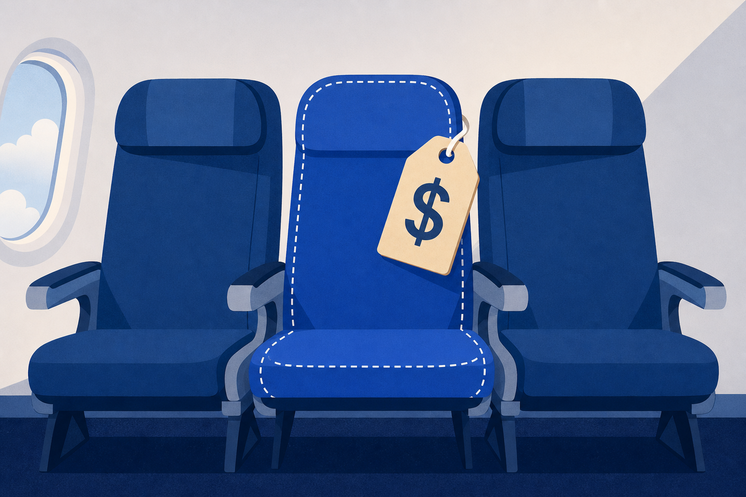 United Airlines Will Soon Let You Take Over the Middle Seat, for a Price